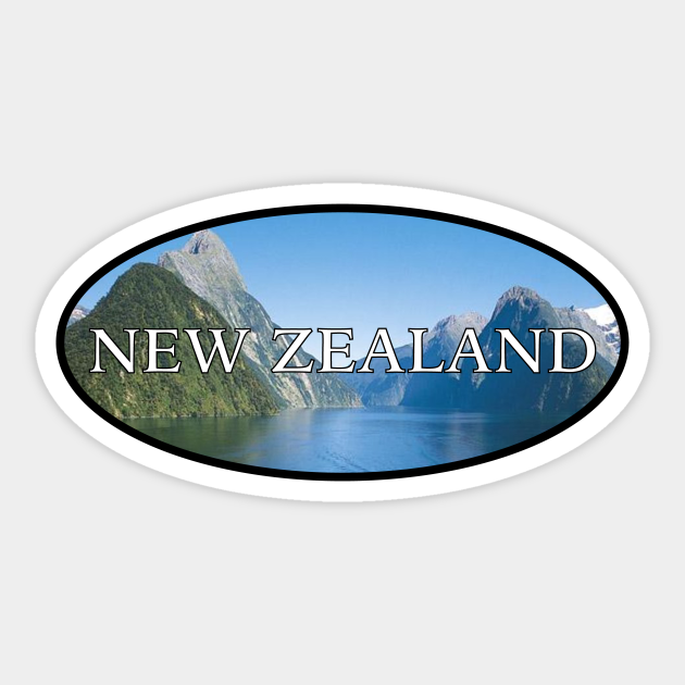 New Zealand Zealand Sticker TeePublic